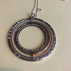 Touchstone Crystal Round & Round necklace